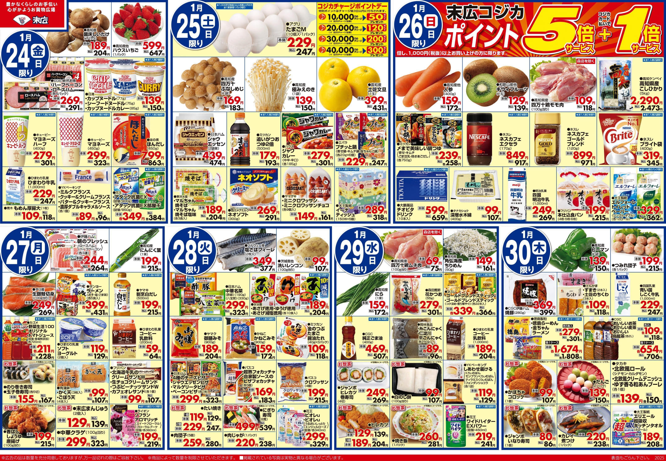 チラシ「愛菜の日」裏